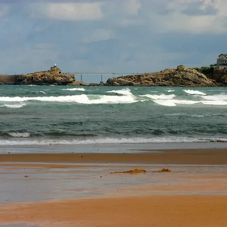 Oceane Plage Cote Des Basques Par Ascenseur Parking Lejlighed *